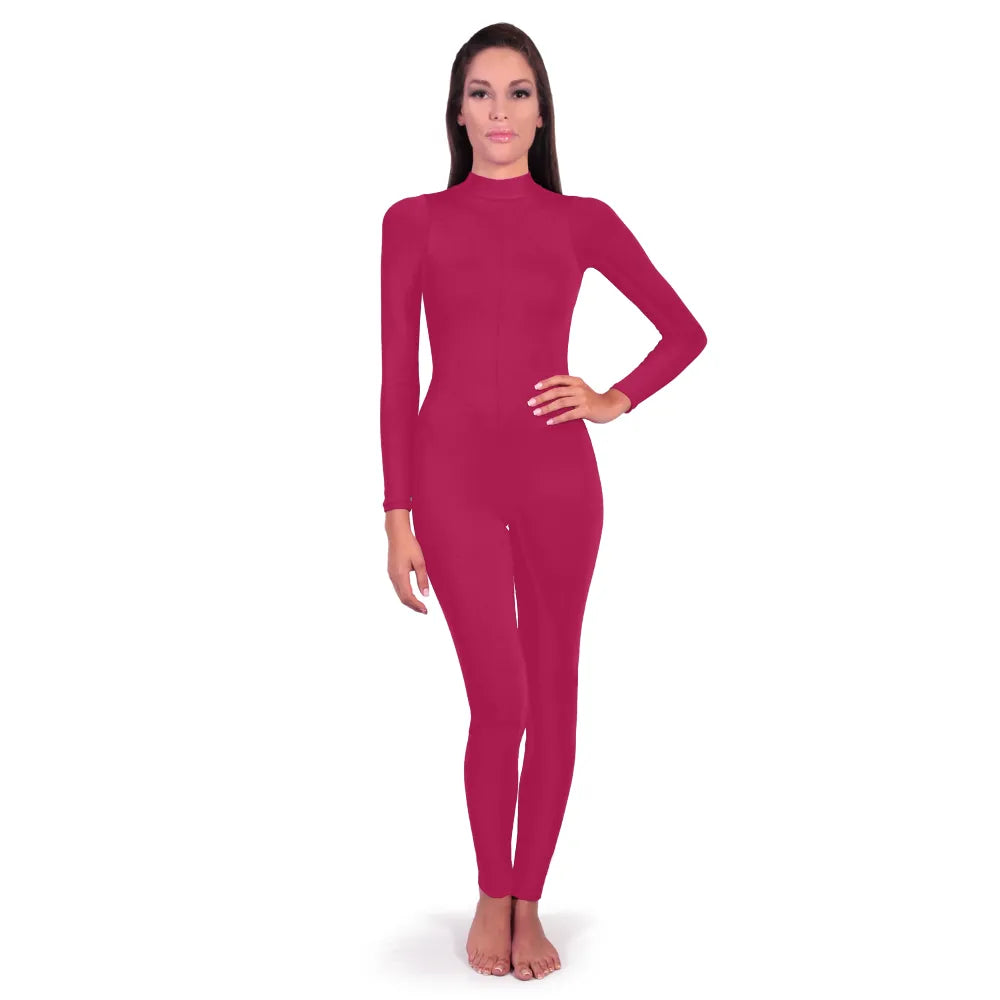 Tuta intera danza a collo alto JZ111