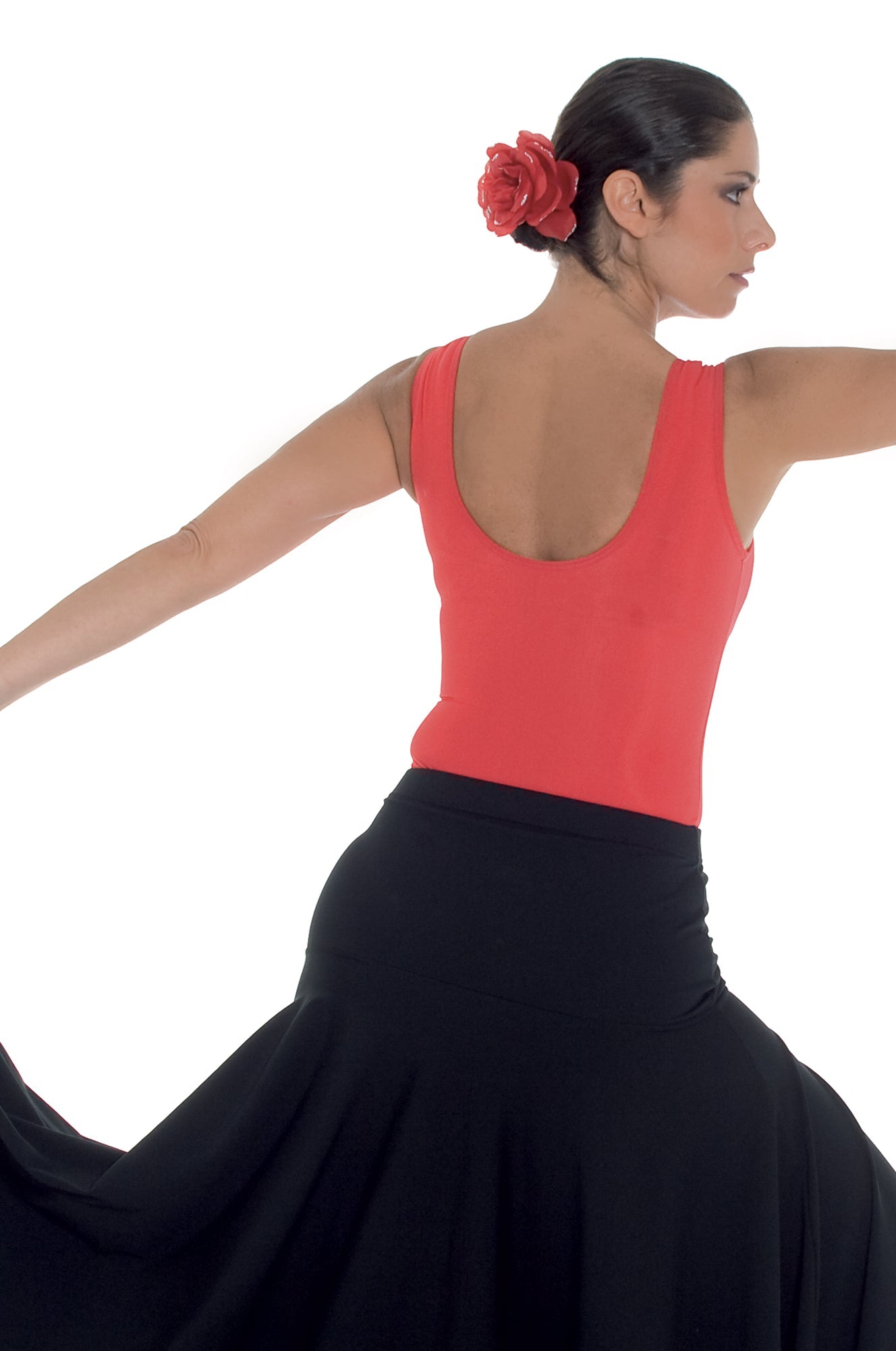 Body flamenco smanicato B1053-STUDIODANZA