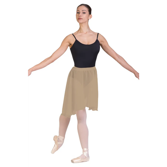 Gonnellino danza a ruota asimmetrico F403